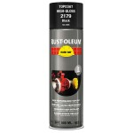 SPRAY PAINT TOPCOAT HARD HAT BLACK GLOSS 2179 RUSTOLEUM