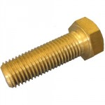 HEX SETSCREW BRASS 3/8 W X 2  