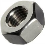 HEX NUT STAINLESS M6 X 1.00P A2