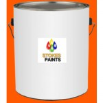 GLOSS PAINT INTERNATIONAL ORANGE BS381C/592 5 LITRE