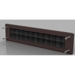 LETTERBOX DRAUGHT EXCLUDER BROWN