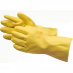 RUBBER GLOVES YELLOW LARGE G04Y