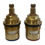 CERAMIC 1/4 TURN TAP CARTRIDGE 8 X 12MM HIGH SPLINE PAIR