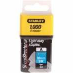 TRA2 LIGHT-DUTY STAPLE 10MM TRA206T (PACK 1000) STANLEY