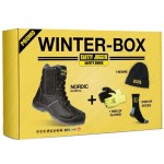 SAFETY BOOT SIZE 8 BLACK FUR LINED WINTER BOX 467915