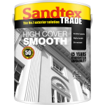 MASONRY PAINT MAGNOLIA 5 LITRE HIGH COVER SMOOTH SANDTEX