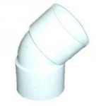 SOLVENT WELD WASTE ELBOW 135DEG 40MM WHITE W2130W BRETT